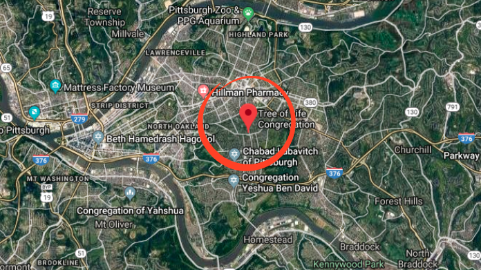 Pittsburgh Google maps